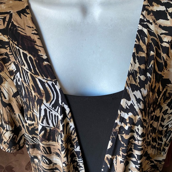 NWT JM Collection plus size 2X one-piece short sleeves - Picture 6 of 9